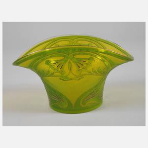 Ätzglasschale Jugendstil