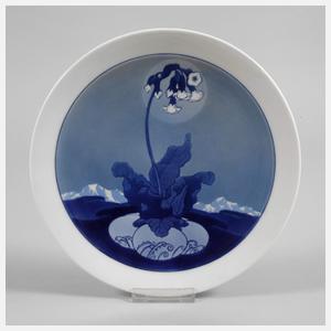 Meissen Wandteller Ostermotiv