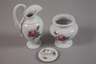 Meissen Kaffeeservice "Schwanenhals/Rote Rose"