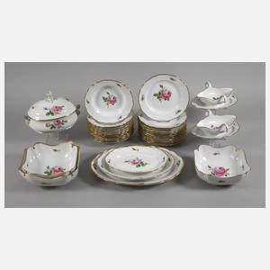 Meissen Speiseservice "Rote Rose"