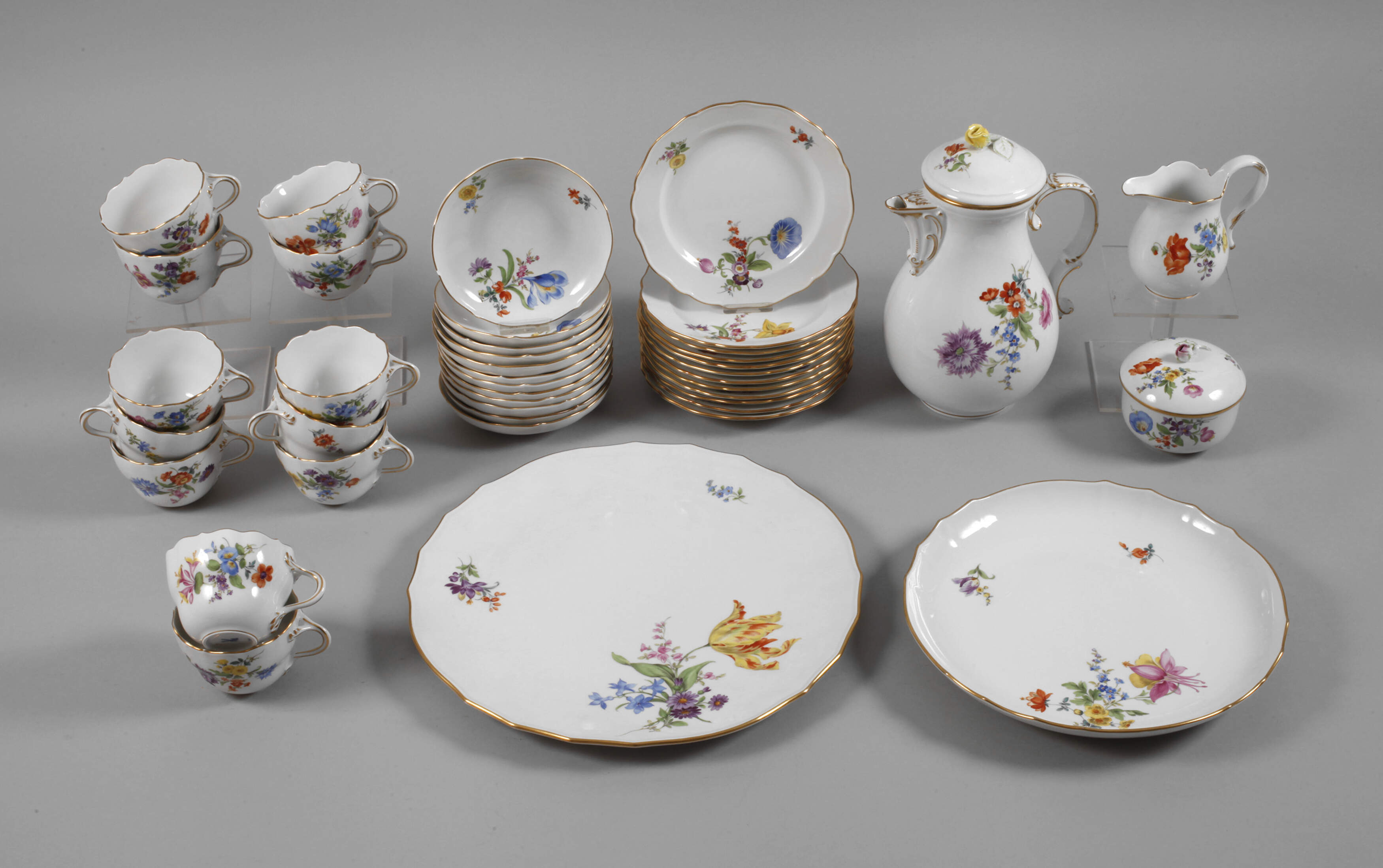 Meissen Kaffeeservice "Blumenbukett"