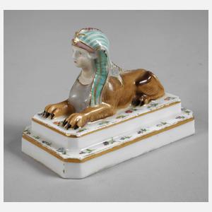 Meissen Briefbeschwerer mit Sphinx