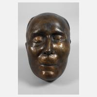 Totenmaske Bronze111