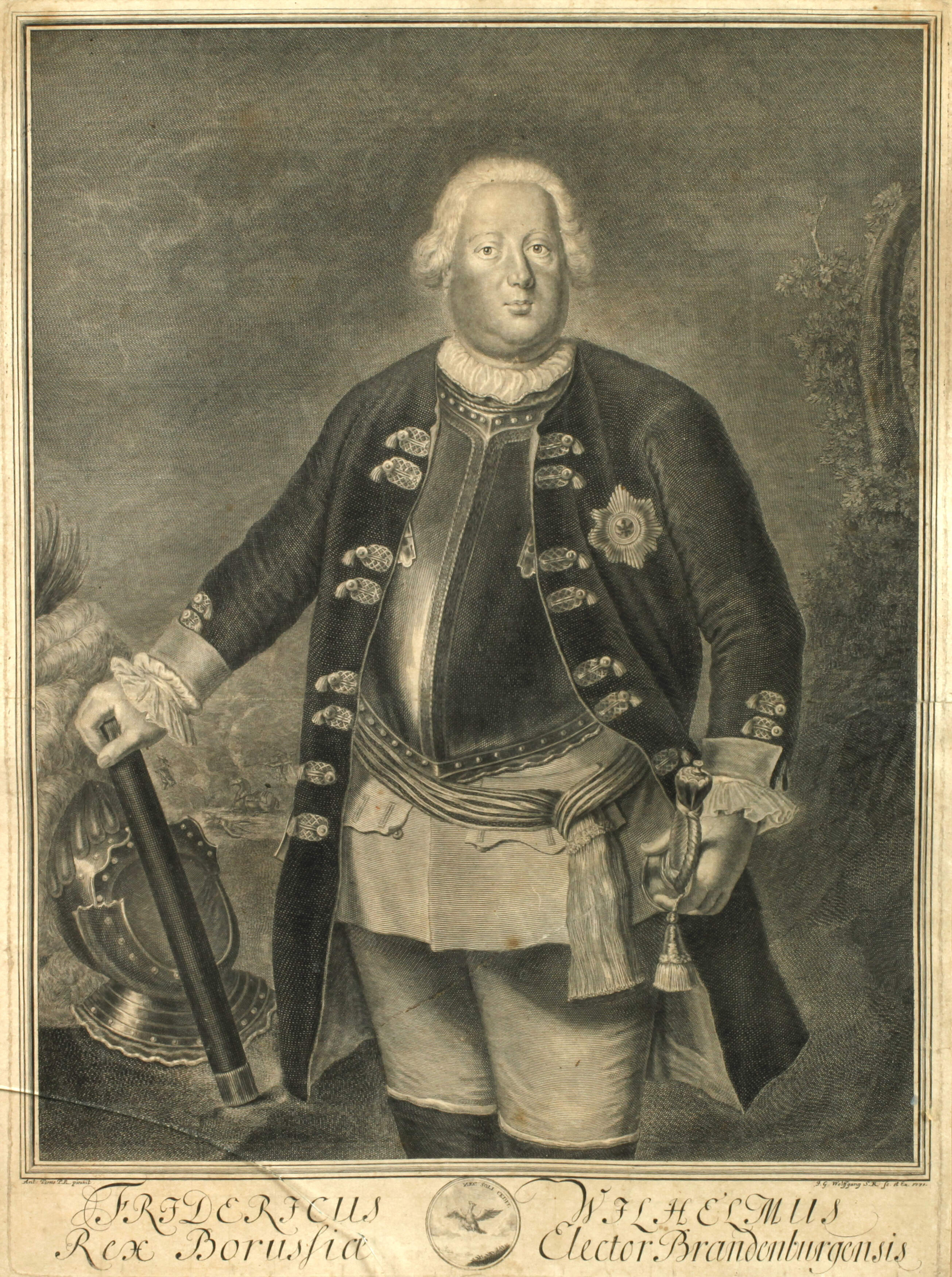 Johann Georg Wolfgang, Bildnis Friedrich Wilhelm I.