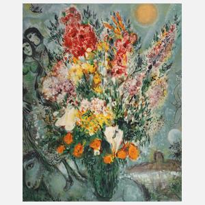 Marc Chagall, ”Bouquet de fleurs”