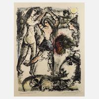 Marc Chagall, aus "Le Cirque" – Unikat111