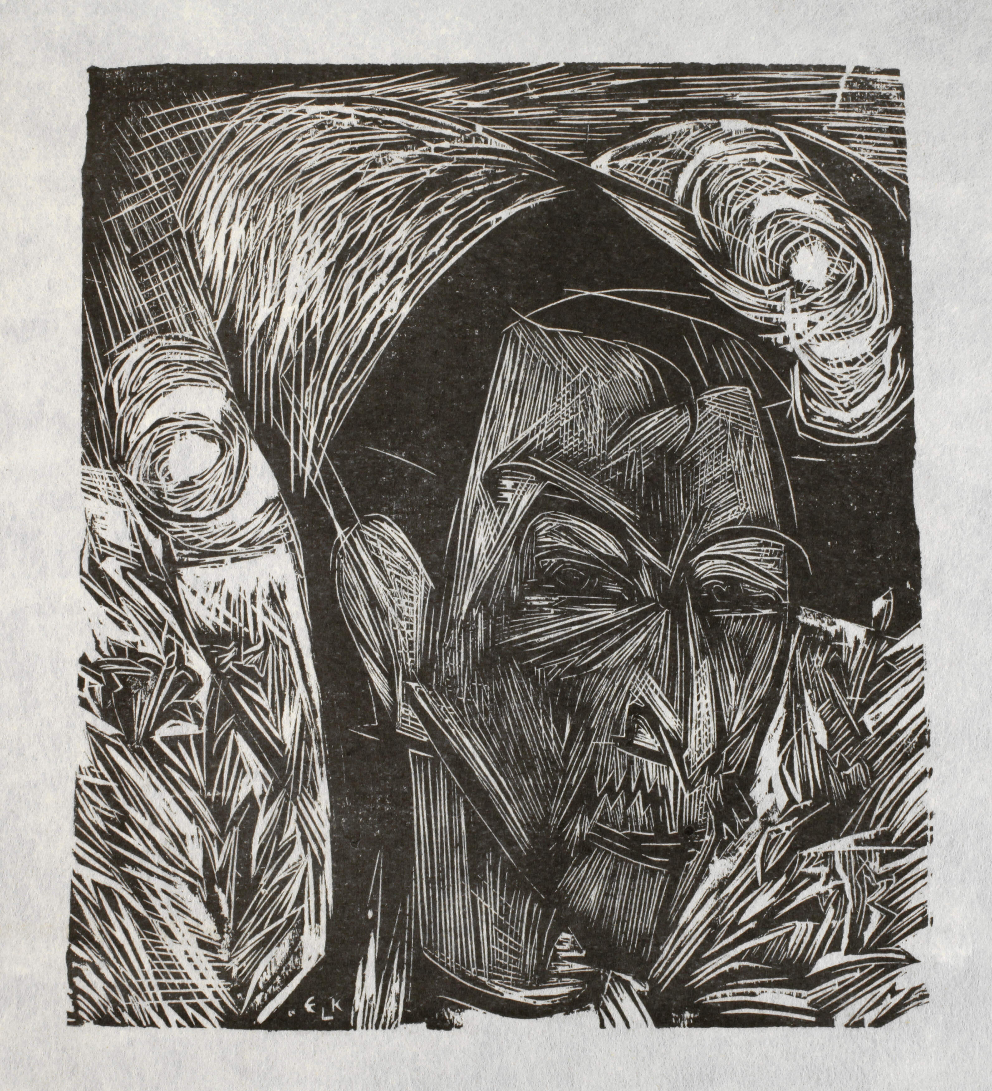 Ernst Ludwig Kirchner, "Bildnis David Müller"