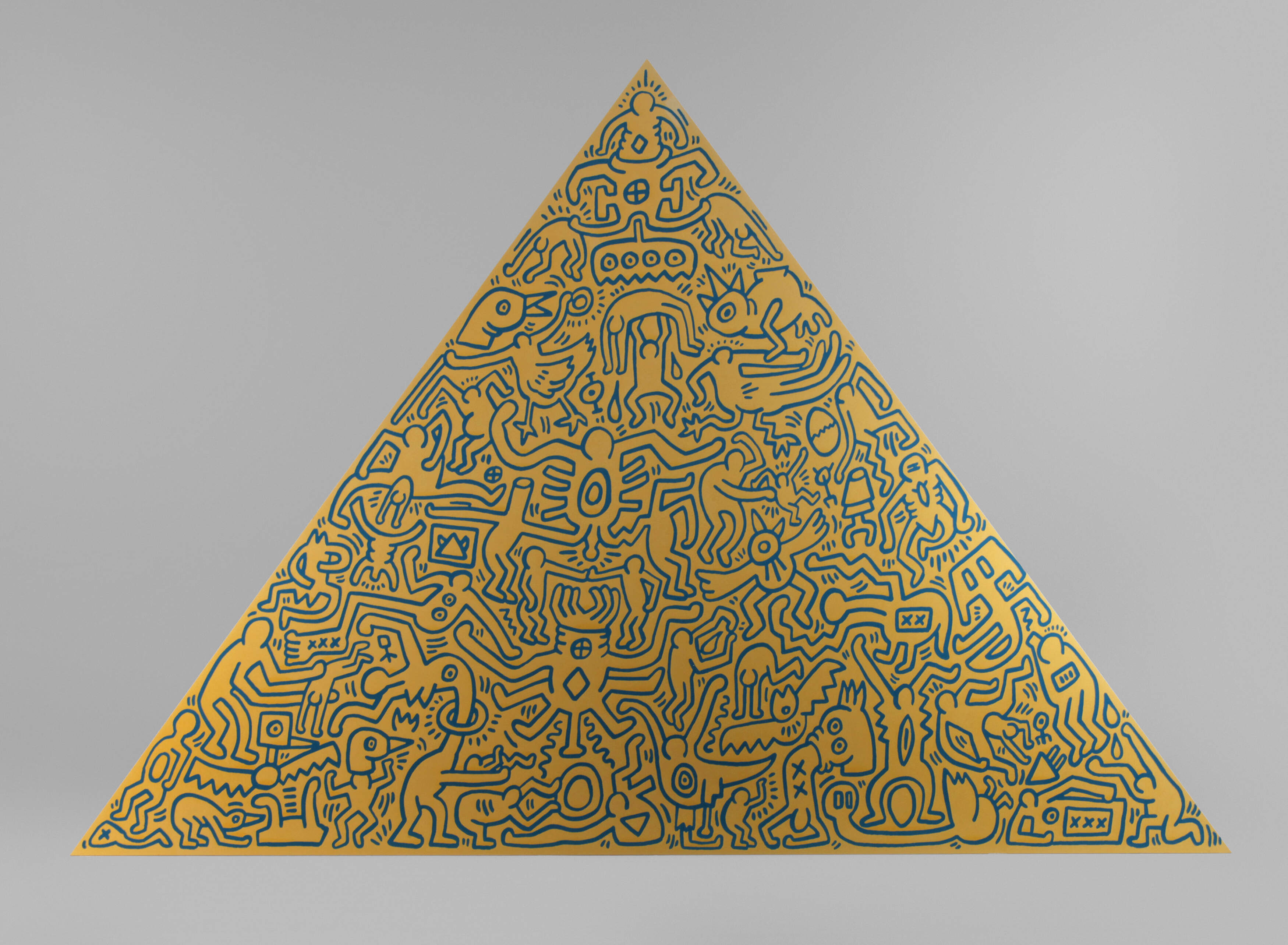 Keith Haring, “Pyramid”