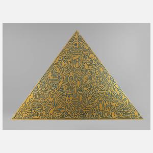 Keith Haring, “Pyramid”