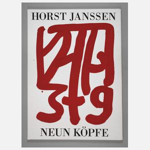 Horst Janssen, Mappenwerk "Neun Köpfe"