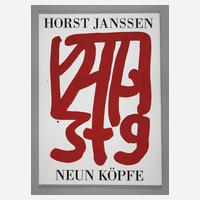 Horst Janssen, Mappenwerk "Neun Köpfe"111