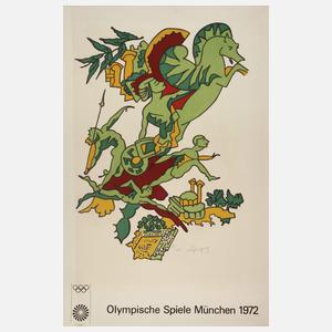 Charles Lapique, Plakat Olympische Spiele München