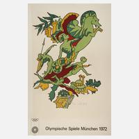 Charles Lapique, Plakat Olympische Spiele München111