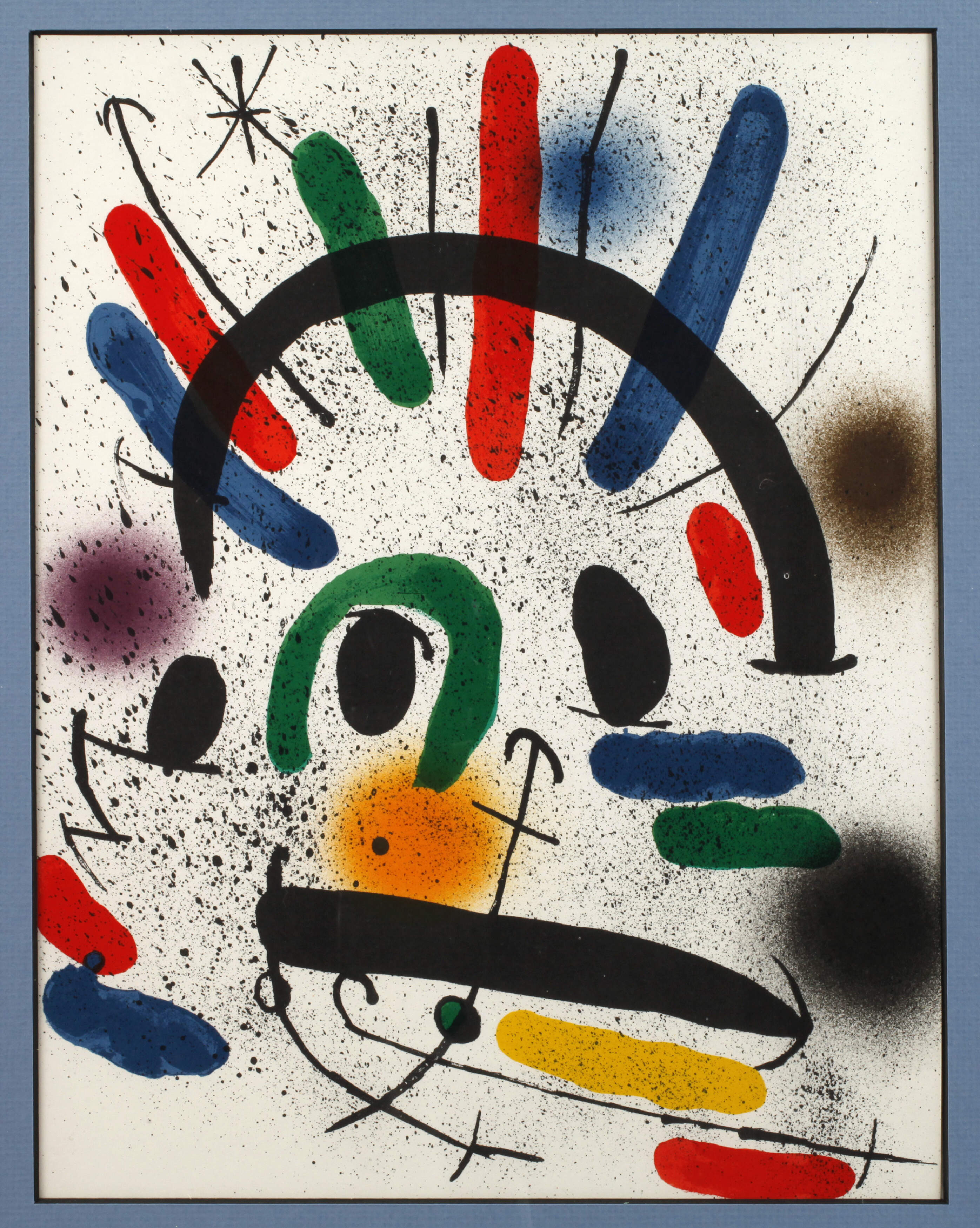 Joan Miró, "Der Zornige"