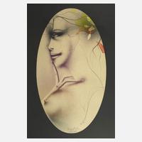 Paul Wunderlich, Profil im Oval111