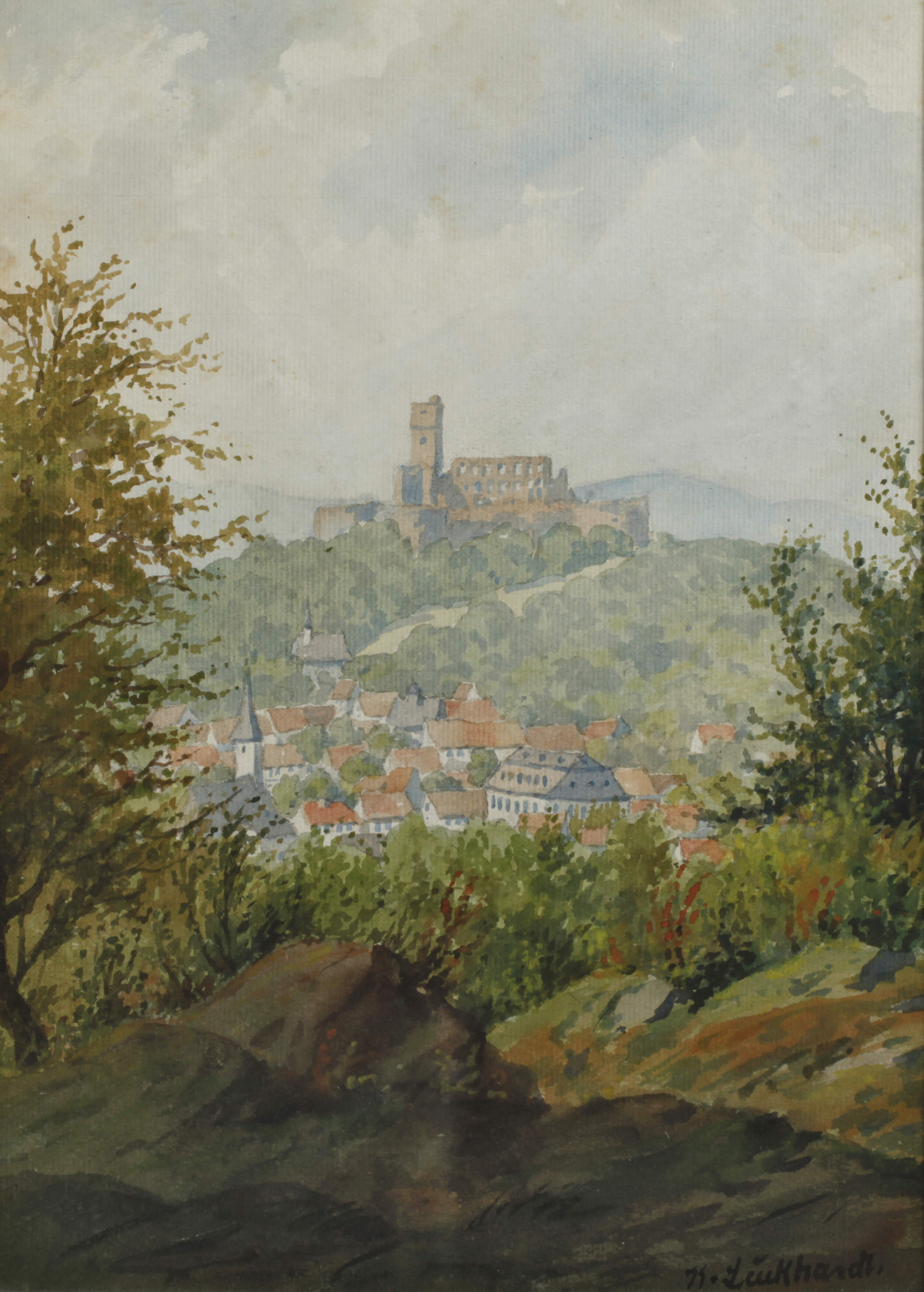 Karl Luckhardt, Ansicht von Königstein im Taunus