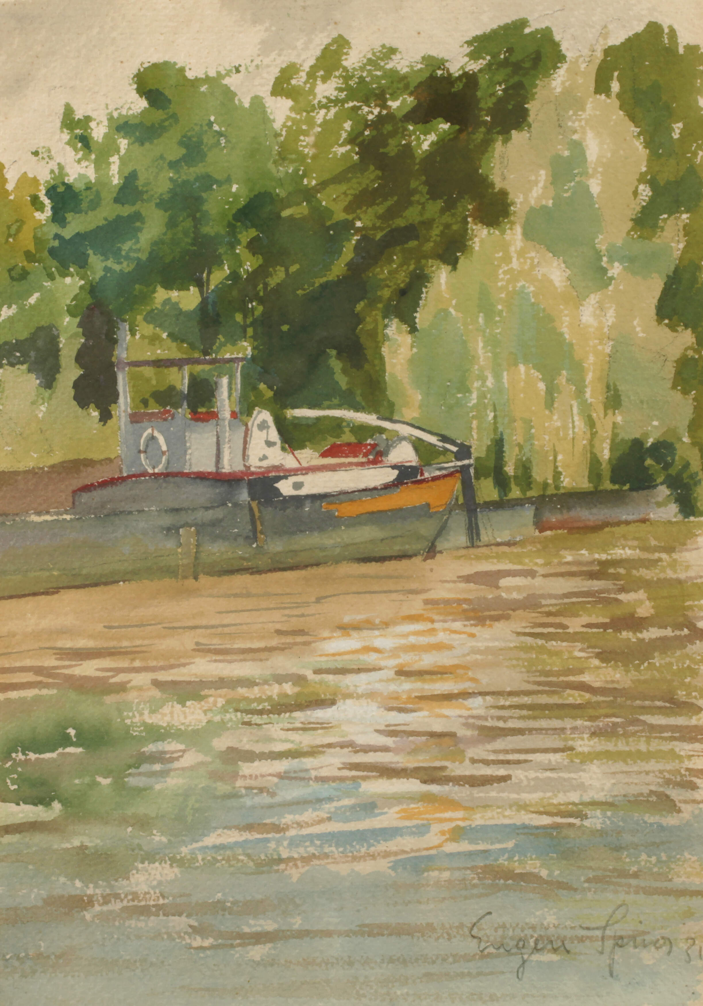 Eugen Spiro, Boot auf der Havel