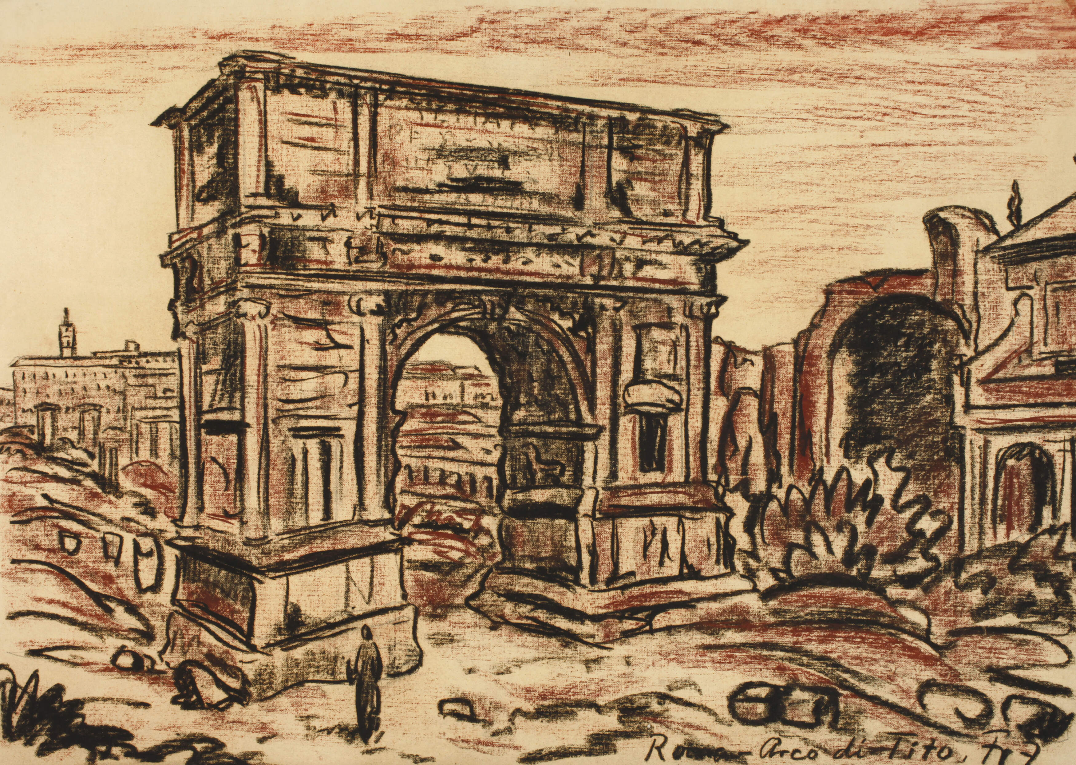 Fritz Zalisz, "Roma-Arco di Tito"