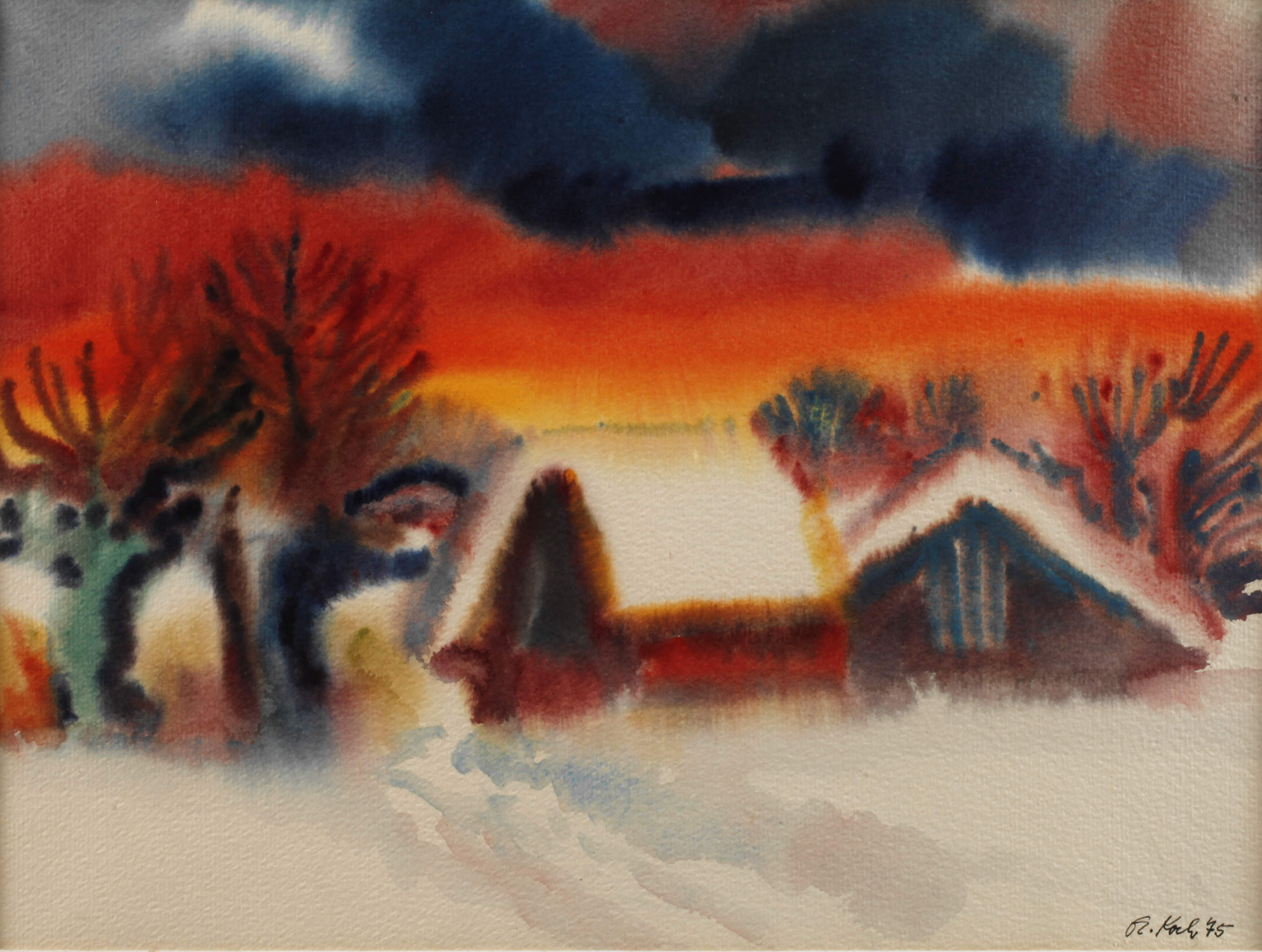 Rudolf Koch, Winterabend