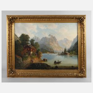 Max Gläser, attr., "Am Traunsee"