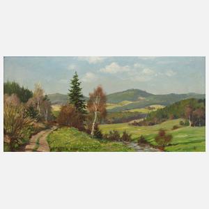 Siegfried Henze, Vogtländische Frühlingslandschaft