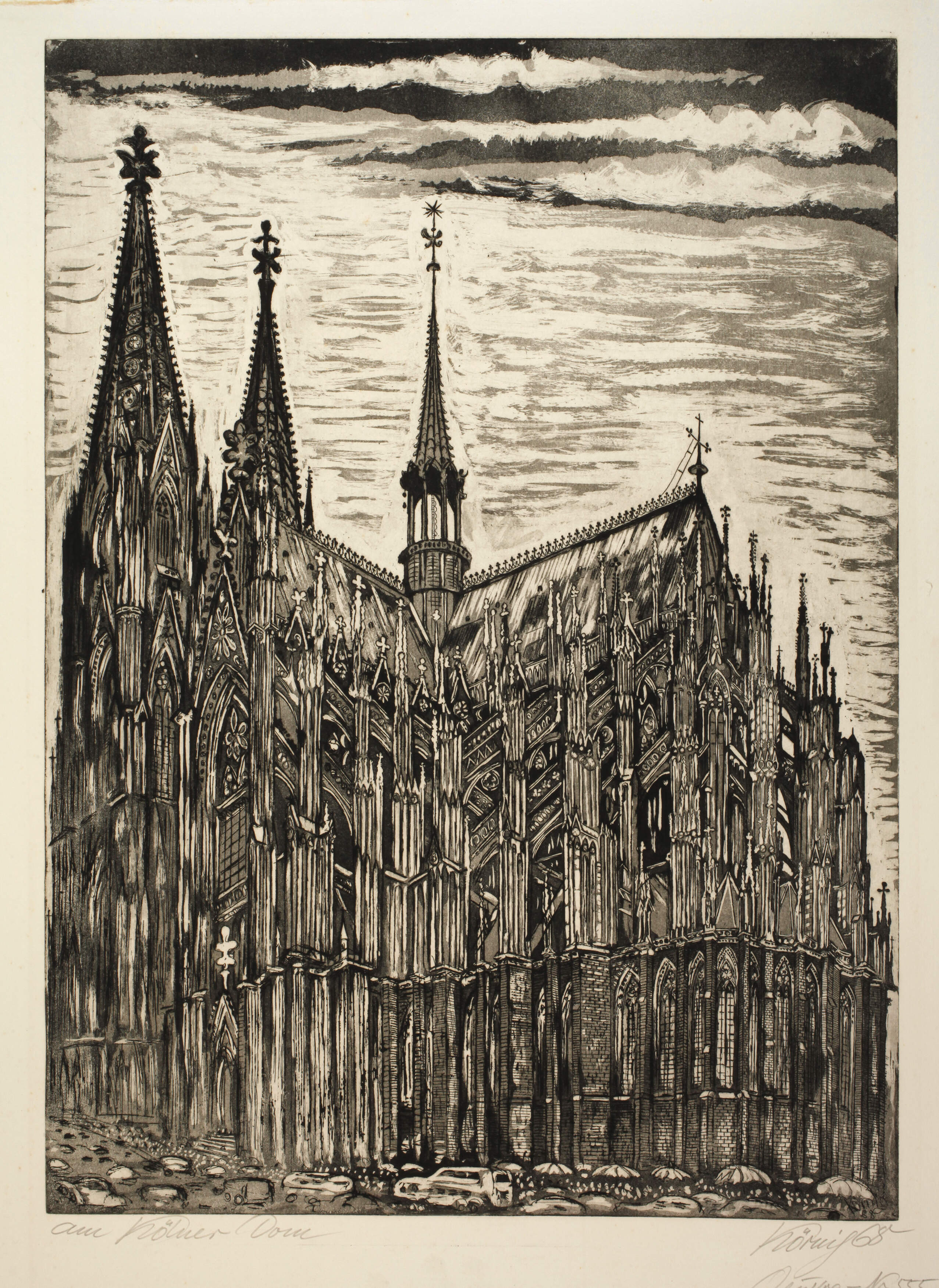 Hans Körnig, "Am Kölner Dom"