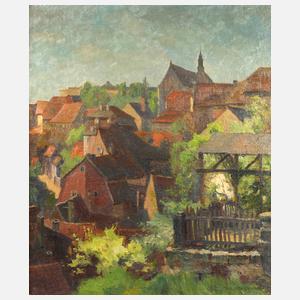 Paul Kretzschmar, Meißen-Blick auf Sankt Afra