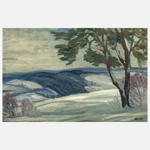 Hermann Paschold, Winterliche Landschaft