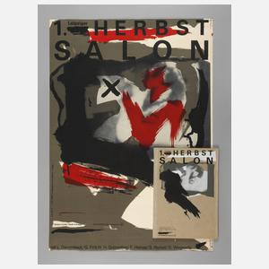 1. Leipziger Herbstsalon, Künstlerbuch und Plakat