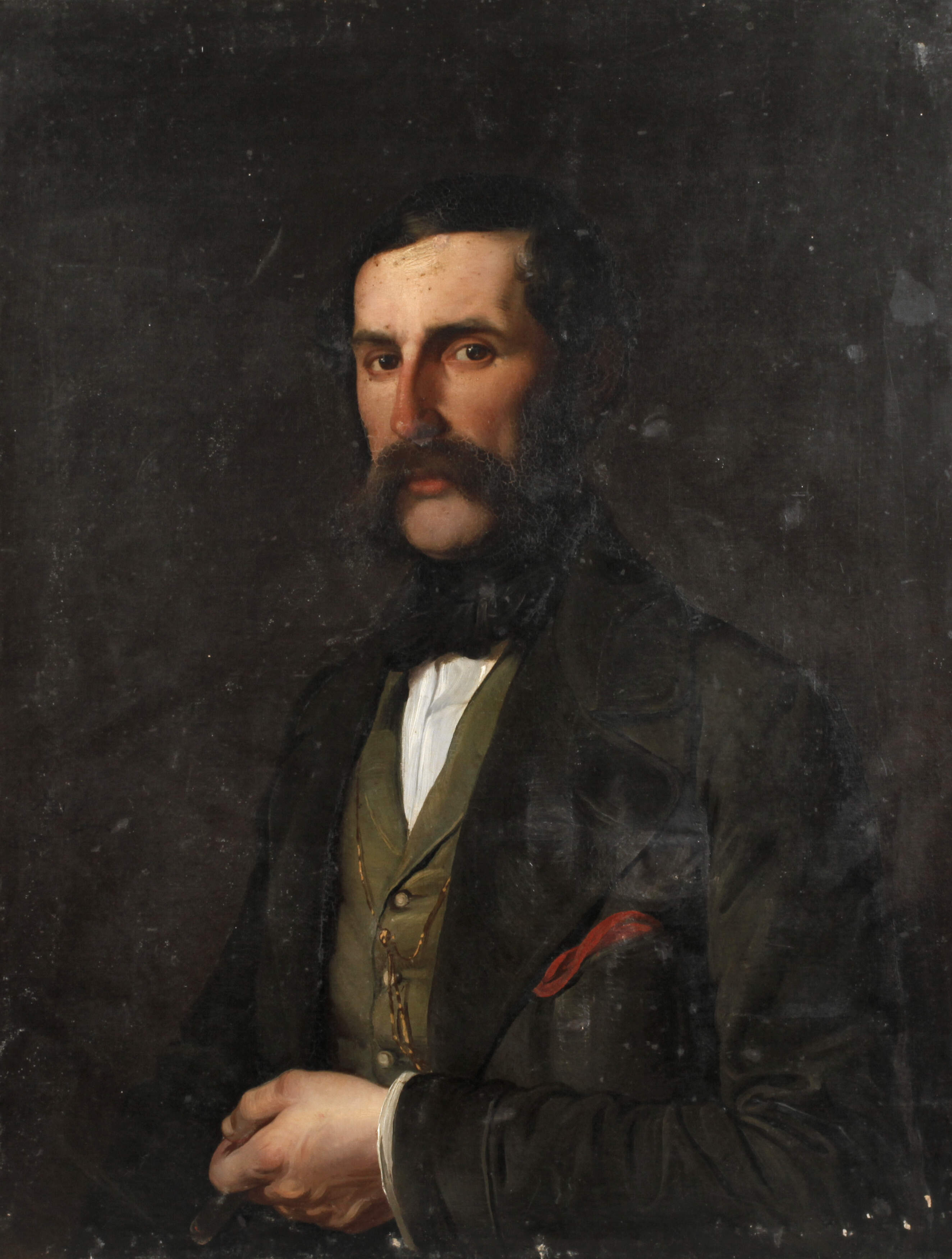 Ernst Christian Moser, Biedermeier-Herrenportrait