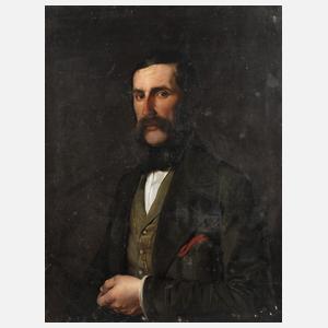 Ernst Christian Moser, Biedermeier-Herrenportrait