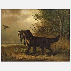 Carl Friedrich Ockert, Apportierender Jagdhund