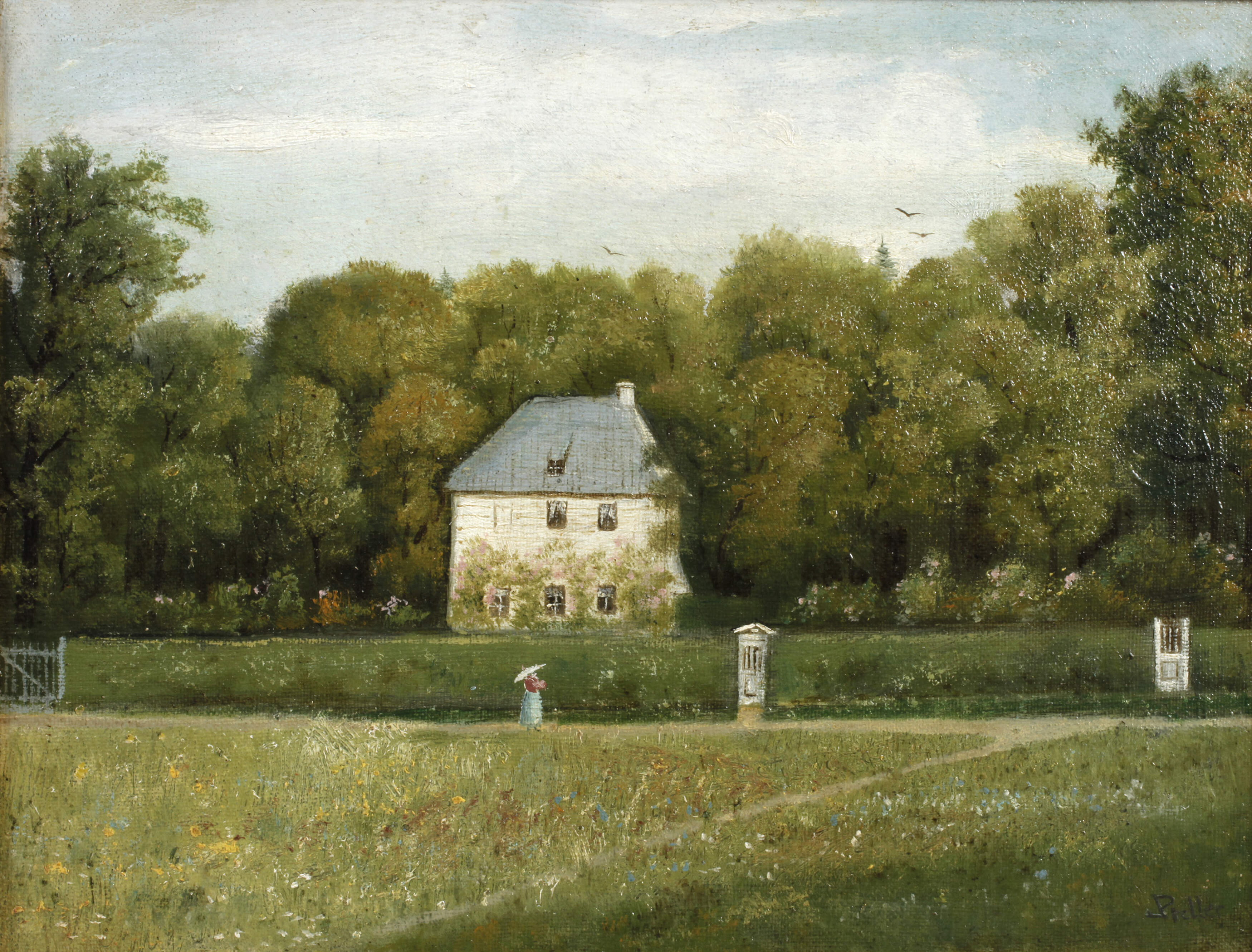 Louis Preller, attr., Weimar Goethes Gartenhaus