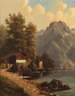 Carl Ludwig Schmitz, Alpine Seelandschaft