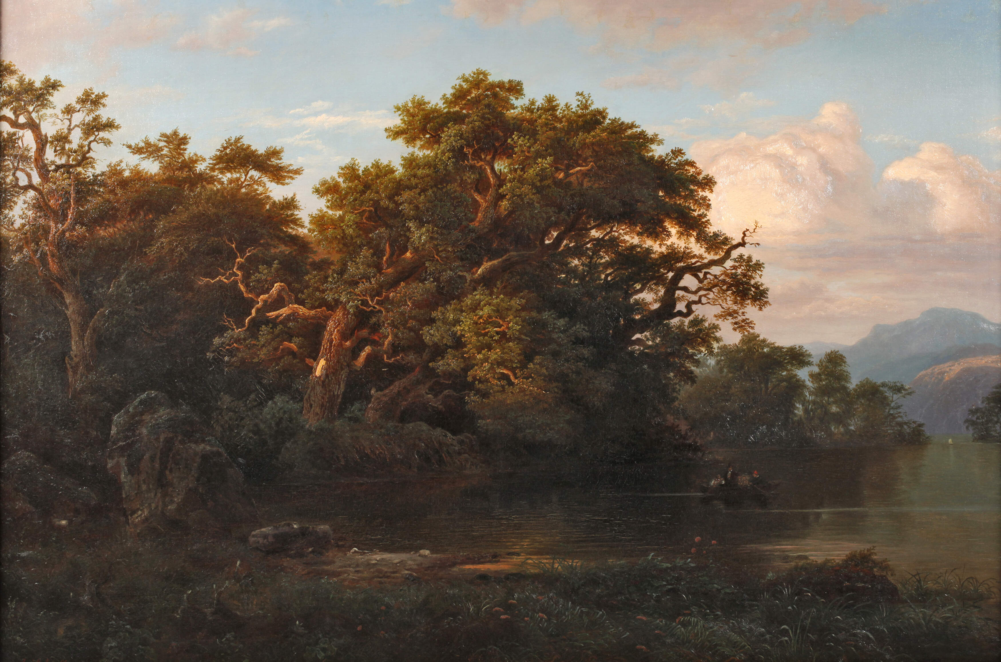 Arnold Schulten, Romantische Abendlandschaft