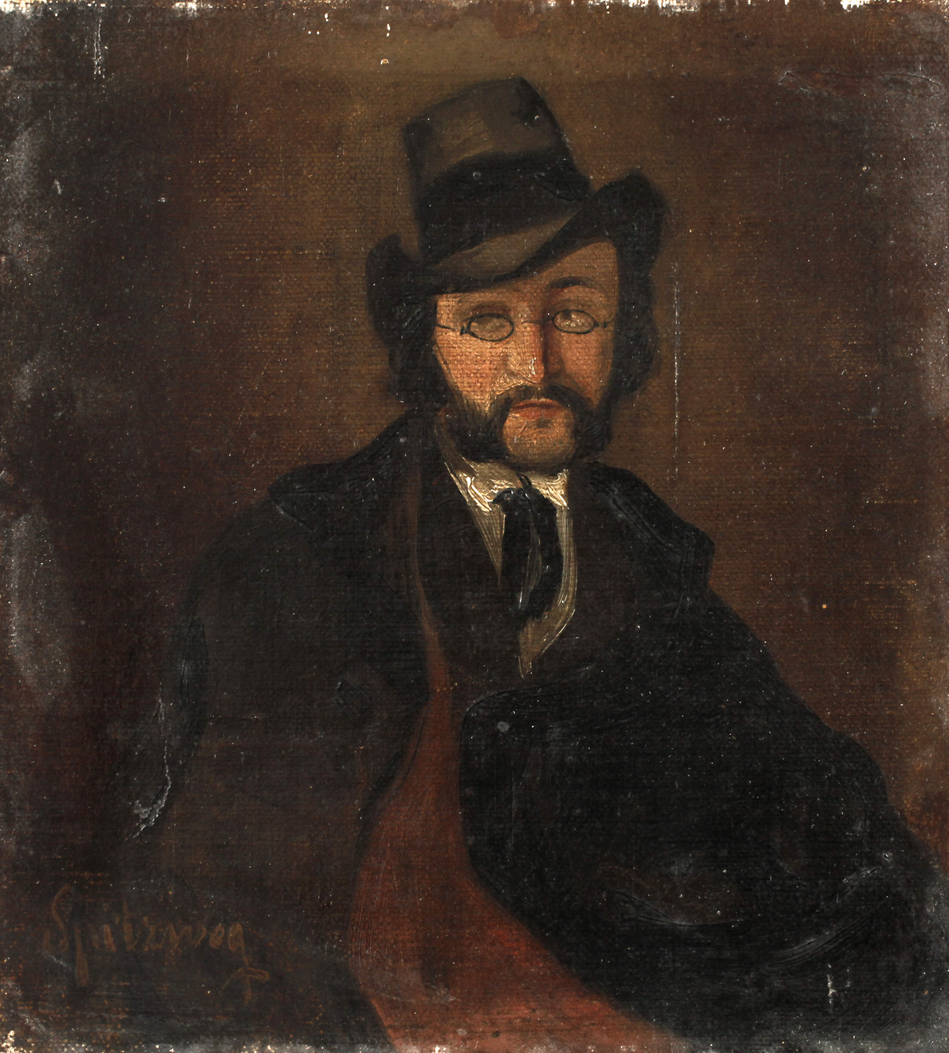 Carl Spitzweg, "Herrenportrait"