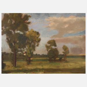 Bernhard Bock, Landschaft bei Weimar