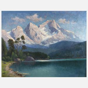 Elisabeth Grüttefien-Kiekebusch, Eibsee mit Zugspitze