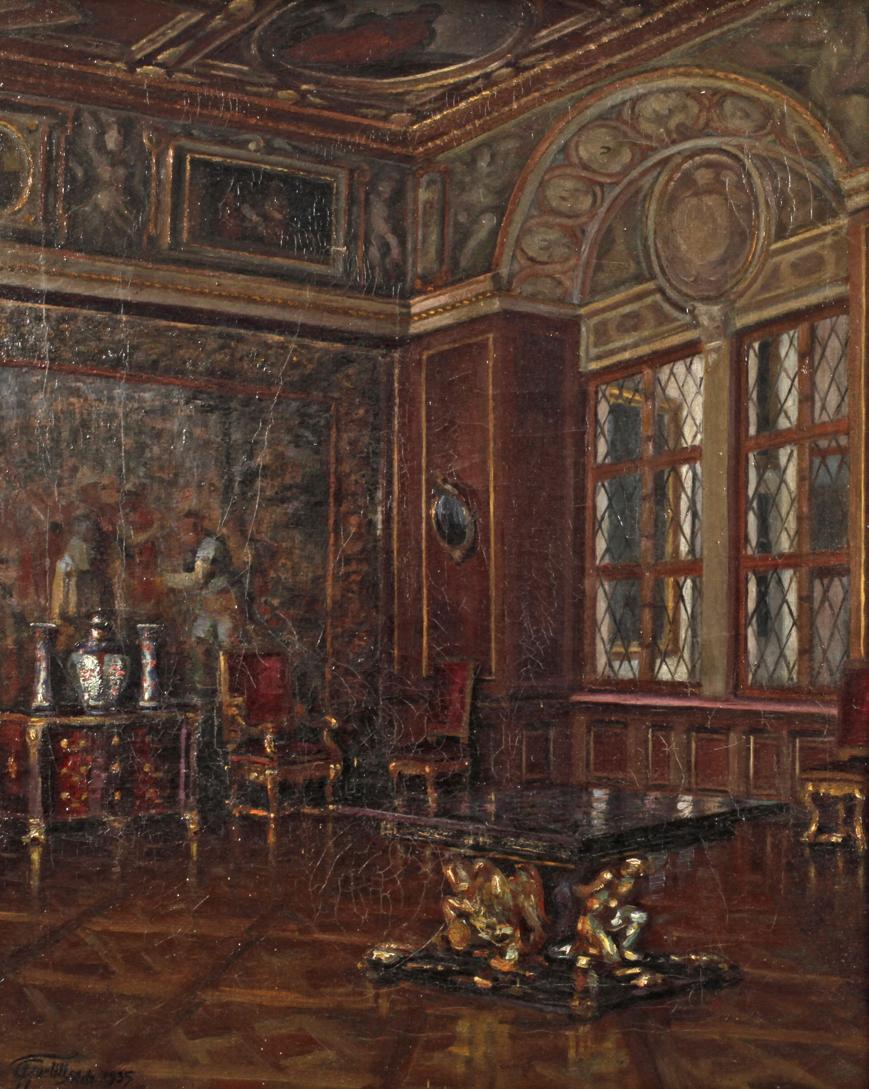 Friedrich Gurlitt, Trierzimmer Münchener Residenz