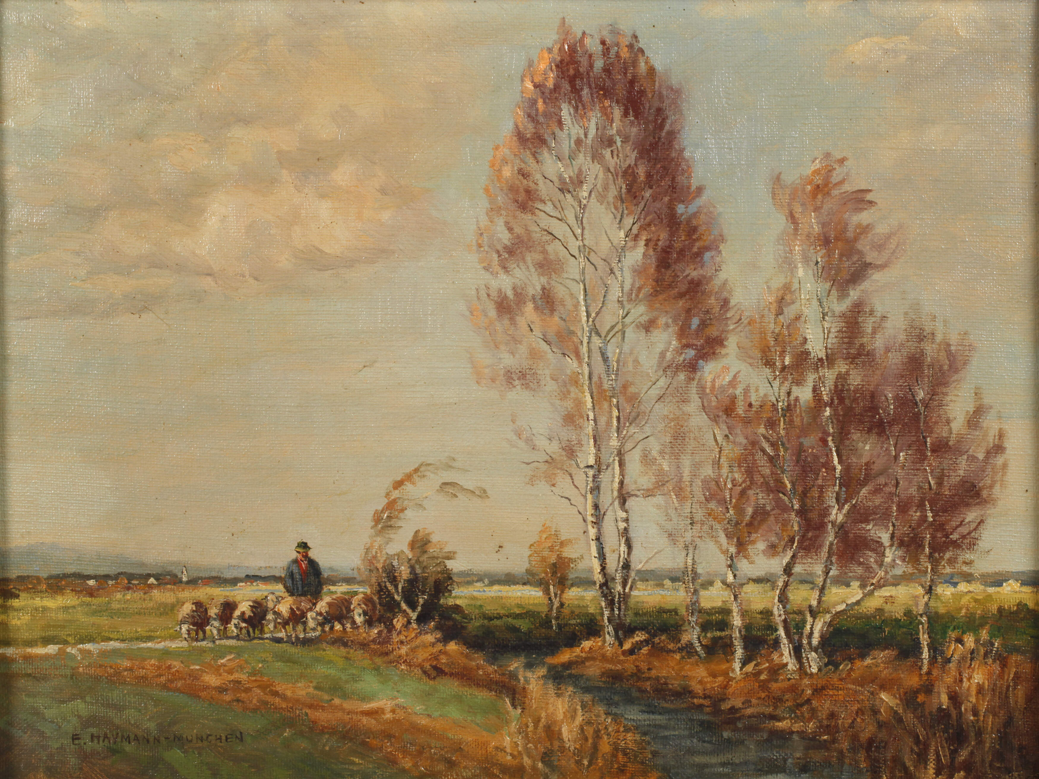 Ernst Haymann, Schäfer im Murnauer Moor