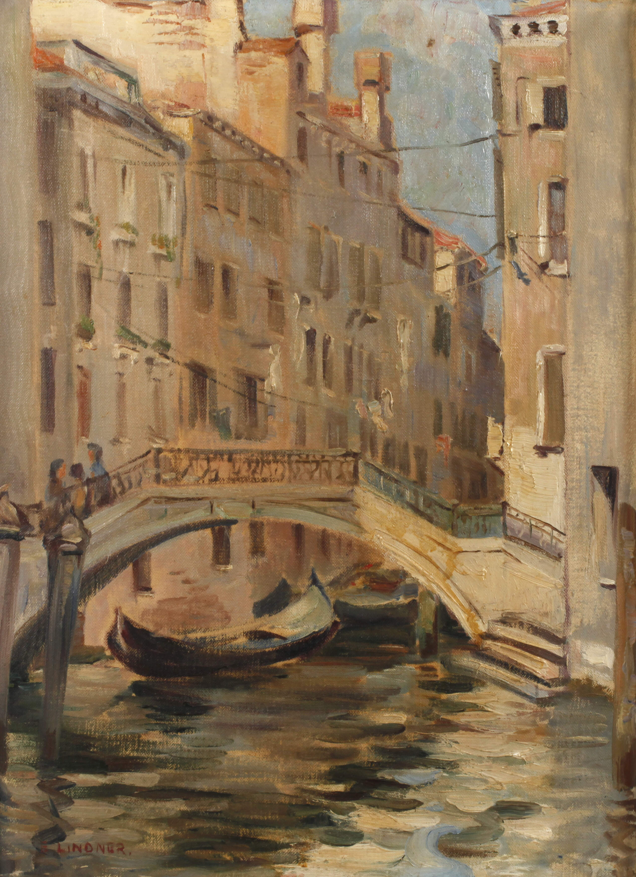 E. Lindner, Kanal in Venedig