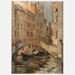 E. Lindner, Kanal in Venedig