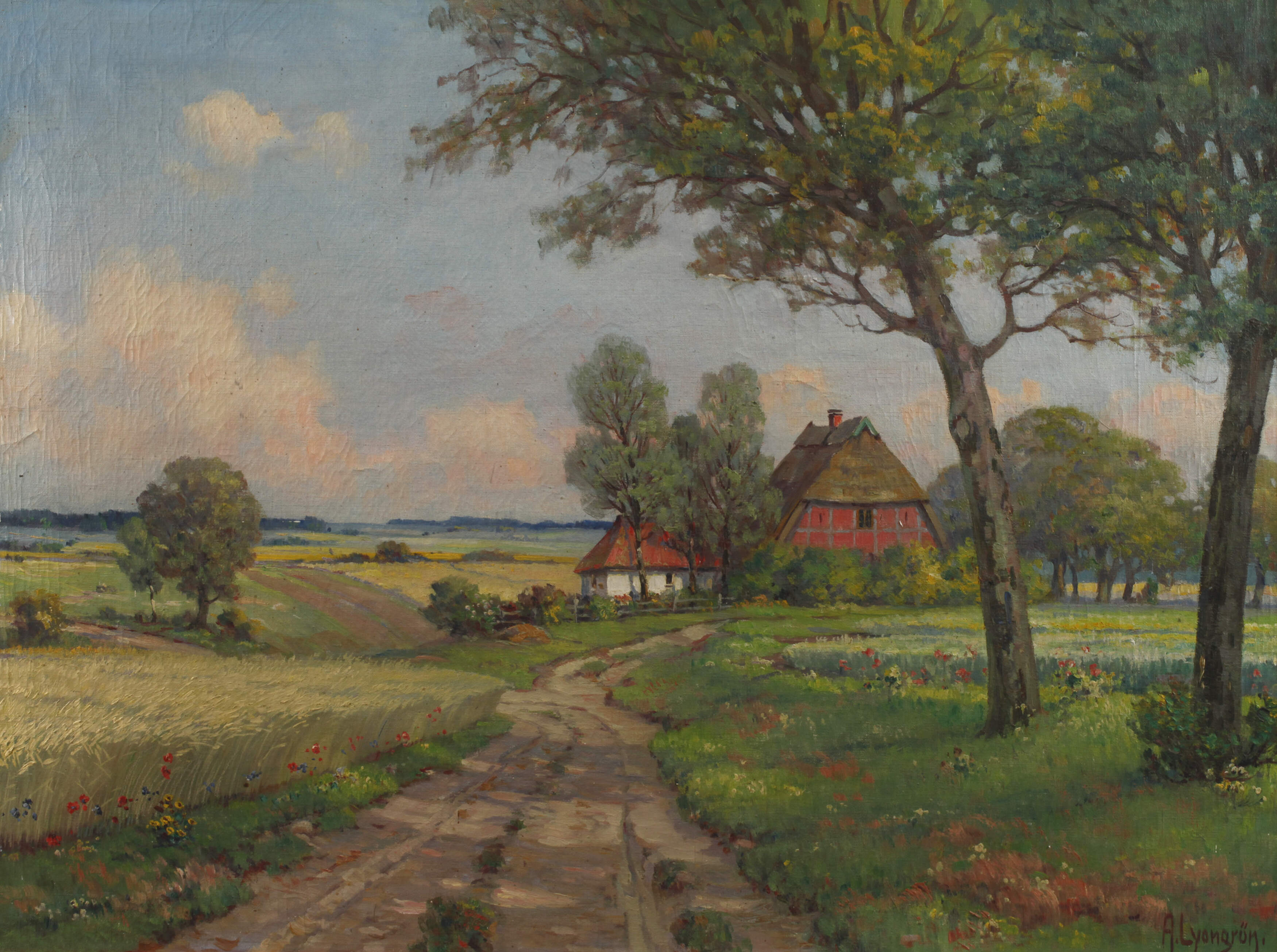 Arnold Lyongrün, "Feldweg"