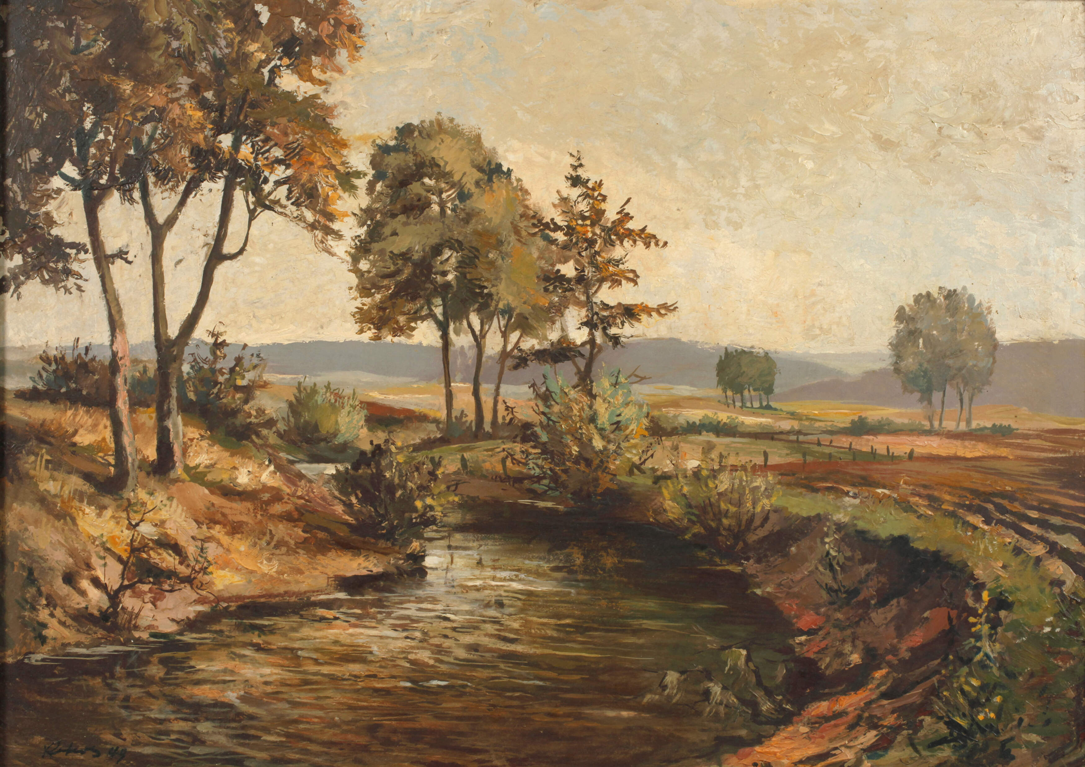 Hans Peters, "An der Leine"