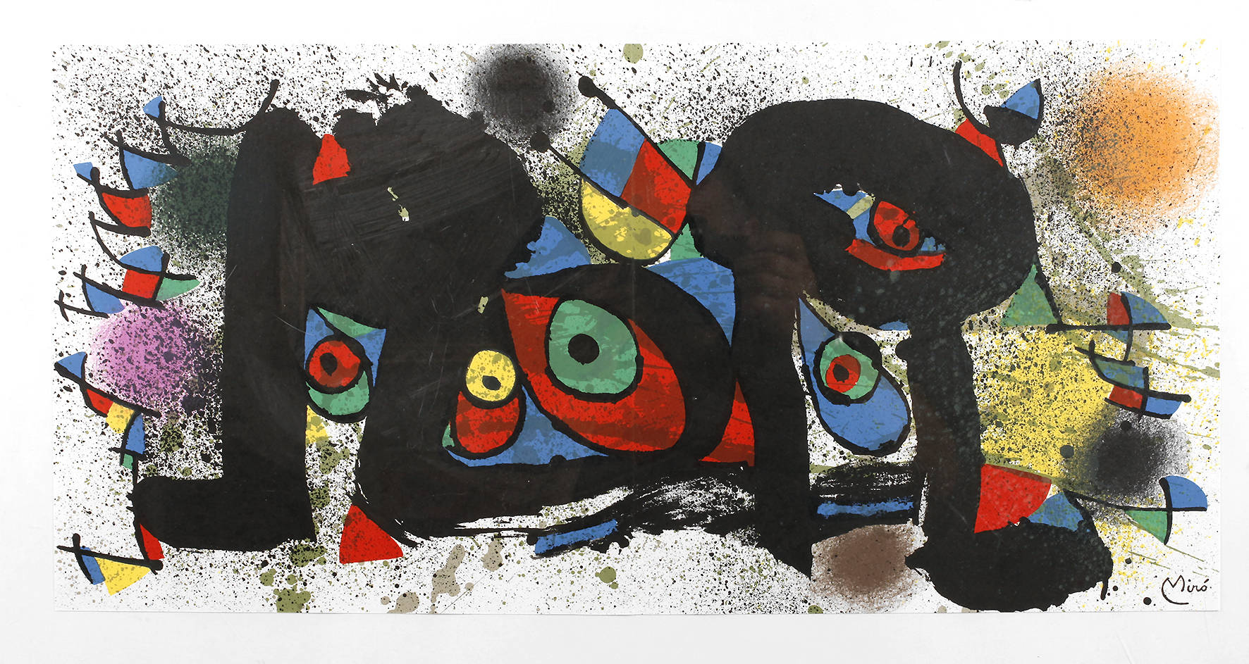 Joan Miró i Ferrà, abstrakte Komposition