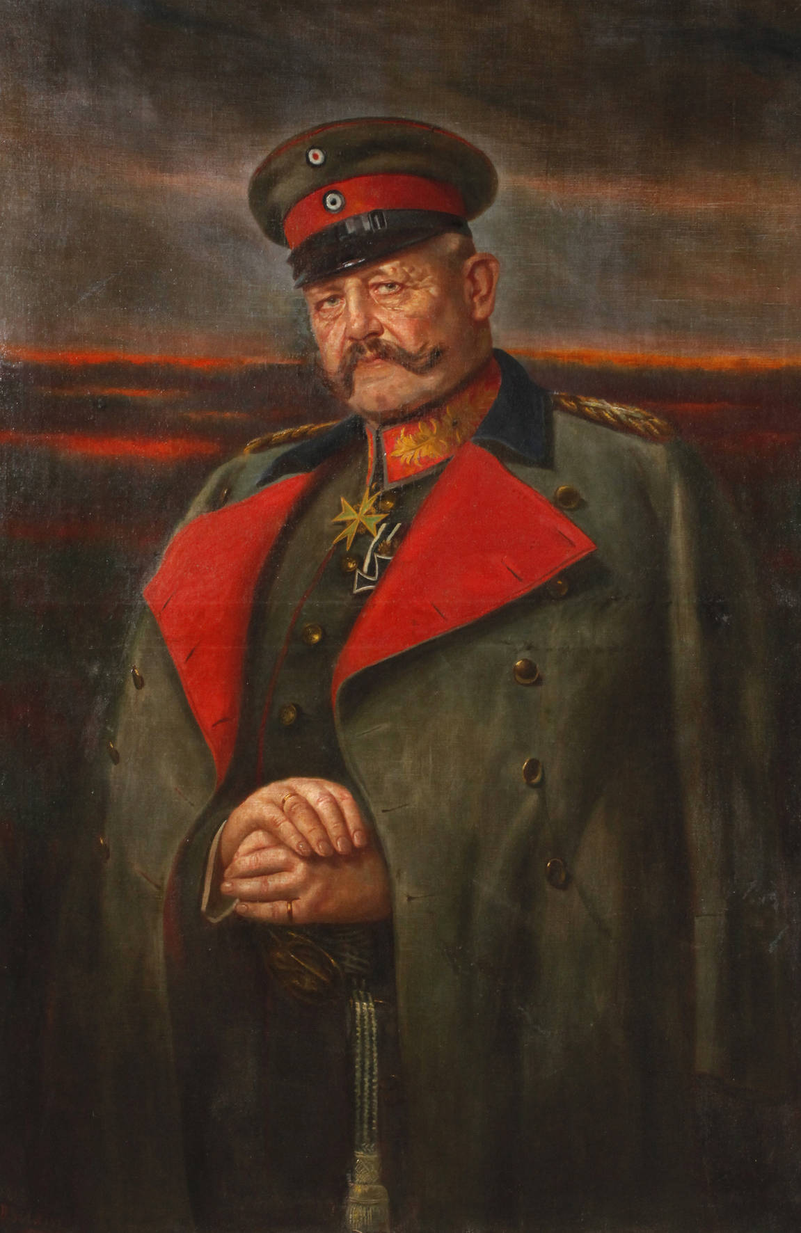 Гинденбург портрет маслом