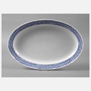 Meissen Platte ”Blaue Rispe”